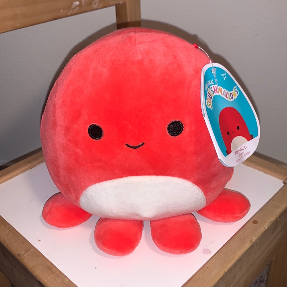 a small sized squishmallow.